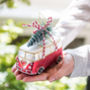 Vw Campervan With Tree Christmas Decoration, thumbnail 1 of 3
