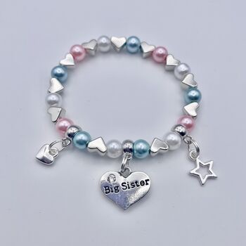 Personalised Sister Bracelet Or Cousin Charm Bracelet, 2 of 12