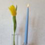 Powder Blue LED Taper Candles, thumbnail 3 of 4