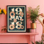 Personalised Special Date Print, thumbnail 2 of 8