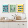 Seafood Illustrations Poster Set, thumbnail 6 of 6