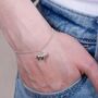 Personalised 3D Pug Silver Chain Bracelet, thumbnail 1 of 8
