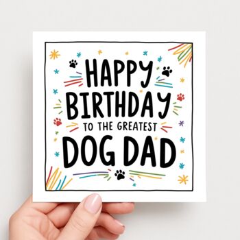 Greatest Dog Dad Card, 2 of 2