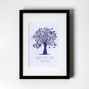 Personalised Art Print, Family Tree Design, 4 of 8