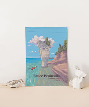 Bruce Peninsula National Park Canada Travel Poster, 3 of 8