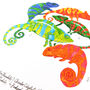 Camouflage Of Chameleons Art Print, thumbnail 4 of 8