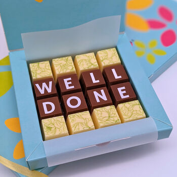 Personalised Well Done Message Chocolates, 3 of 7