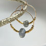 14ct Gold Filled And Vermeil Labradorite Hoops, thumbnail 1 of 11