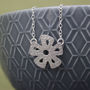 Sterling Silver Watercolour Baby Daisy Necklace, thumbnail 4 of 6