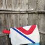 No3 Small Upcycled Versatile Sailcloth Pouch, thumbnail 9 of 9