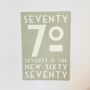 70th Birthday Card ~ Handmade, thumbnail 2 of 2