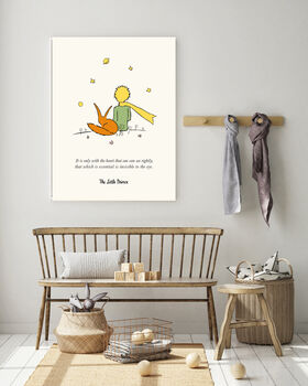 The Little Prince Fox Nursery Art Print, 2 of 3