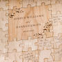 Wooden Wedding Puzzle Guestbook Alternative, thumbnail 5 of 10