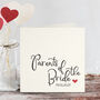 Parents Of The Bride Personalised Wedding Day Card, thumbnail 1 of 3