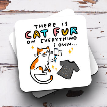 'Cat Fur On Everything' Personalised Mug, 3 of 3