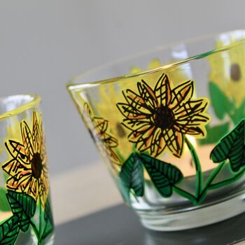 Sunflower Hand Painted Tea Light Holders, 3 of 6