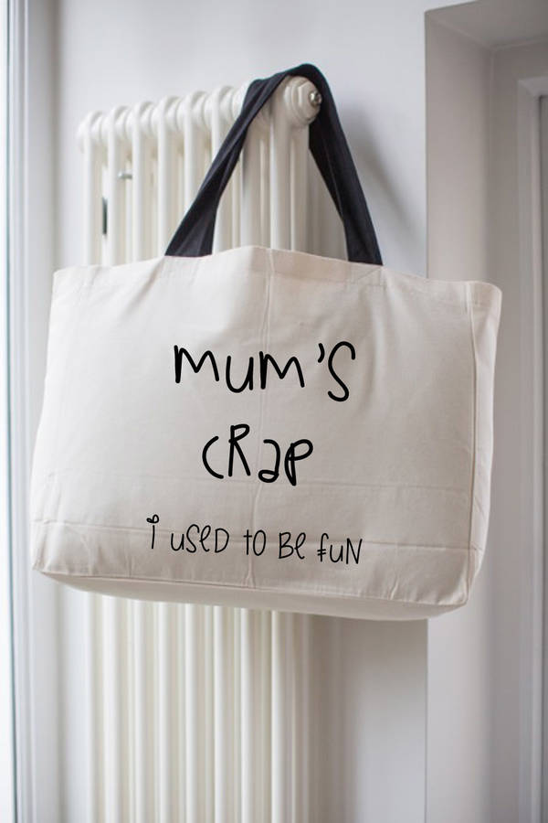 'Mum Crap … I used to be fun' Tote Bag By Lola & Gilbert London Ltd.