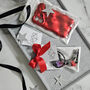Crimson Red Bubble Phone Case And Personalised Bead Charm, thumbnail 2 of 12