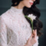 Long Sleeved Black Lace Top, thumbnail 8 of 12
