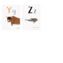 Personalised Animal Alphabet Flash Cards, thumbnail 7 of 9