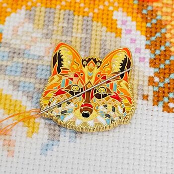 Mandala Fox Cross Stitch Kit, 2 of 5