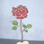 Personalised Wooden Forever Rose Valentine's Keepsake, thumbnail 1 of 7