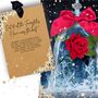 Personalised Red Rose Valentines Card Gift Boxed, thumbnail 2 of 9