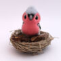 Needle Felted Chaffinch Standing Ornament, thumbnail 5 of 7