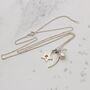 Personalised Sterling Silver Angel Wing Charm Necklace, thumbnail 7 of 12