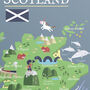 Illustrated Map Of Scotland Children's Print, thumbnail 2 of 3