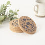 Cork Placemats And Coasters | Wildflowers, thumbnail 10 of 12