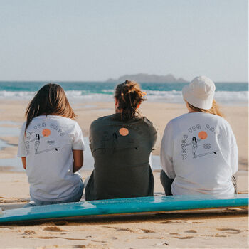Waves For Days Oversized Long Sleeve T Shirt, 4 of 8