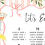 Cocktail Themed Table Plan, thumbnail 3 of 6