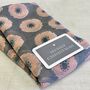 Stocking Filler Grey And Pink Poppy Print Scarf, thumbnail 1 of 4