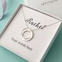 Personalised Interlinked Rings Necklace, thumbnail 9 of 12