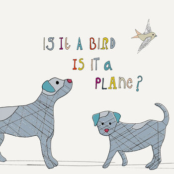 Dog And Bird Children's Birthday Card, 2 of 2