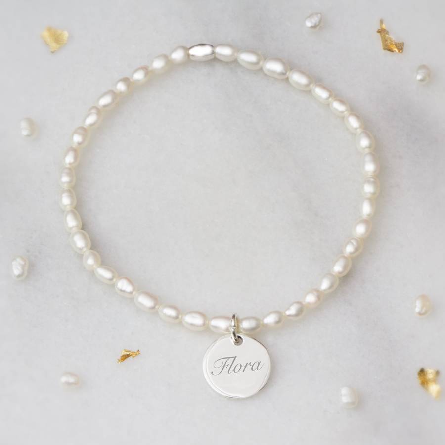 Concetta Personalised Bridesmaid Bracelet By Bloom Boutique Concetta Personalised Bridesmaid Bracelet