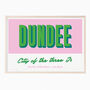 Personalised Dundee Retro Favourite City Travel Print, thumbnail 2 of 7