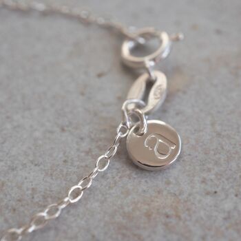 Personalised Three Interlocking Ring Family Necklace, 9 of 12