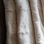 Snuggly Cream Christmas Tree Throw, thumbnail 3 of 3