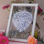 Personalised Family Tree Love Heart Hand Cut Paper Cut, thumbnail 1 of 12