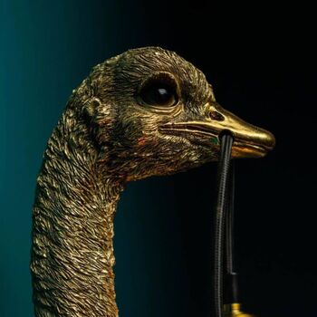 Baby Franz Josef The Golden Ostrich Wall Lamp, 3 of 5
