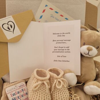 Adorable, Neutral, Unisex Teddy Bear Baby Gift, 4 of 10