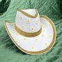 White Daisy Cowboy Hat, thumbnail 1 of 4