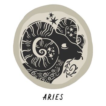 Aries Zodiac Coin Pendant Necklace, 4 of 5