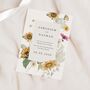 Sunflower Wedding Invitations, thumbnail 1 of 4