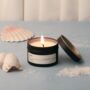 Sea Salt Scented Candle, thumbnail 2 of 2