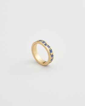Blue Forget Me Not Ring, 2 of 3