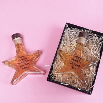 Personalised Christmas Gin Star, 2 of 5