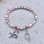 Personalised Horse Bracelet. Inc Gift Bag, thumbnail 1 of 10
